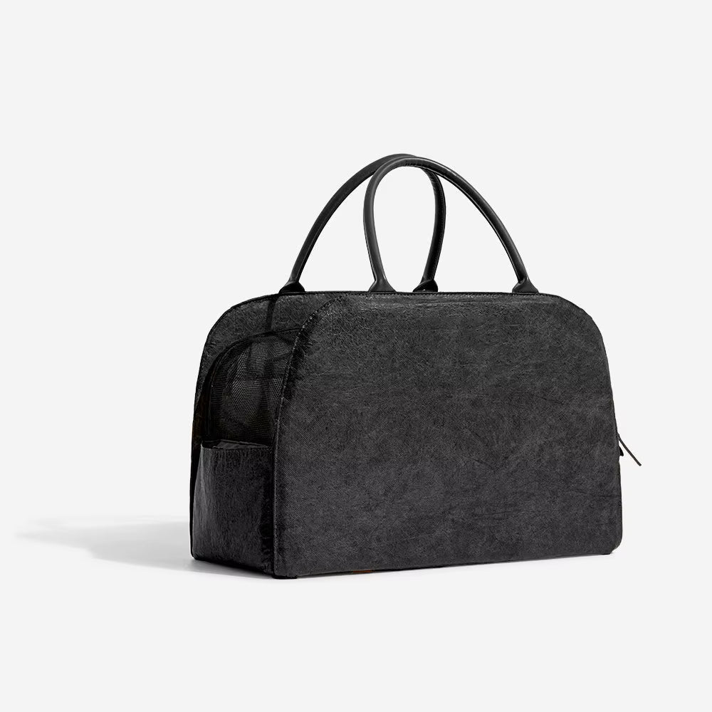 CloudyPaw™ Portable Leather Pet Travel Carrier
